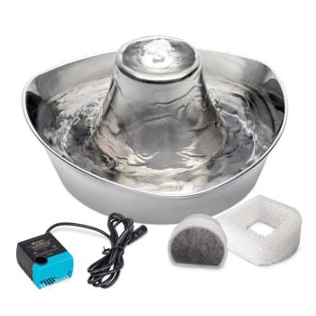 PetSafe® Seaside rozsdamentes acél macska itatókút macskáknak, 1,8l kép
