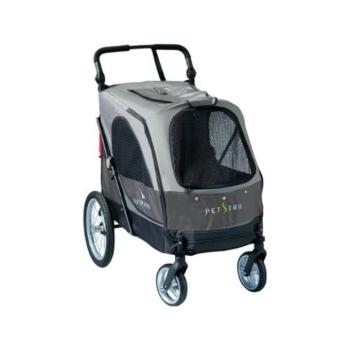Petstro Silverwing kutyakocsi, XL méret, 55 kg-ig - Barna / Sötétszürke kép