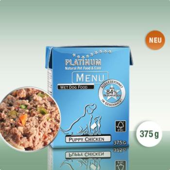 PLATINUM Menu Puppy Chicken 375 g kép