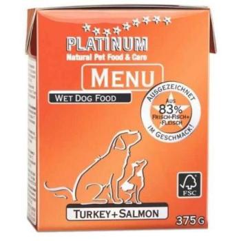 PLATINUM Menu - Turkey & Salmon 375 g