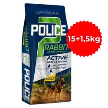 Police Adult Hypoallergenic rabbit with rice & cranberry 15 kg kép