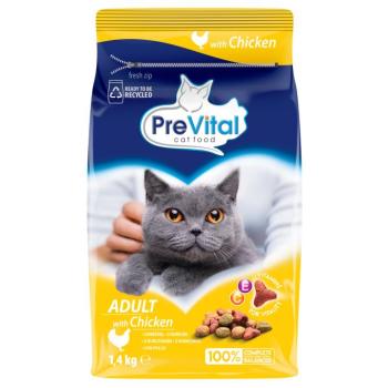 PreVital Adult szárazeledel csirkével 2 x 1,4 kg