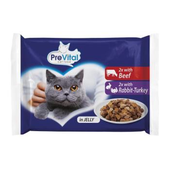 PreVital alutasakos eledel marhával, nyúllal és pulykával 4 x 100 g kép