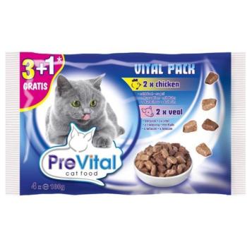 PreVital Vital Pack chicken & veal 4x100 g kép