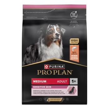 Pro Plan Medium Adult Sensitive Skin - lazacban gazdag száraz kutyaeledel 14 kg + 2,5 kg ajándék! kép