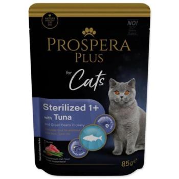 Prospera Plus Sterilized 1+, Tonhal, Bab 85g kép