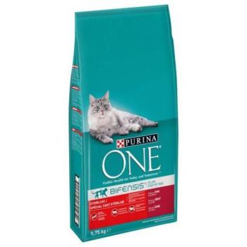 PURINA ONE STERILCAT Marhában gazdag száraz macskaeledel 9,75kg kép