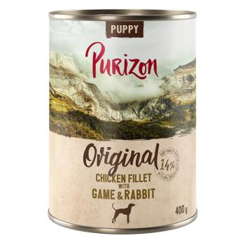 Purizon Puppy 400 g / 800 g - Csirkefilé, vad & nyúl (12 x 400 g) kép