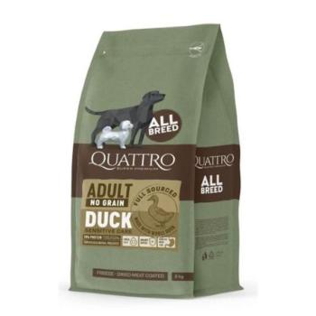 QUATTRO Hypoallergenic ALL BREED ADULT DUCK kutyatáp 12kg kép