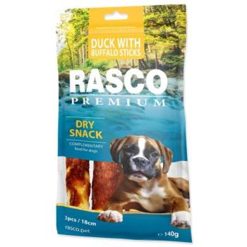 Rasco Premium csemege bivalybőr kacsahússal bevonva, rudak 18cm 3x140g kép