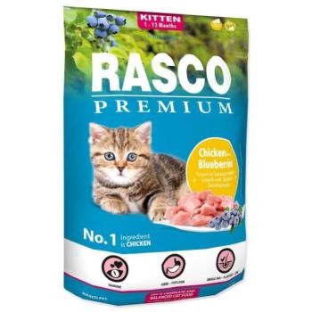 Rasco Premium Kitten takarmány csirke áfonyával 0,4 kg kép