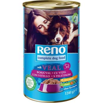 Reno kutyakonzerv borjúval szószban 1240 g kép