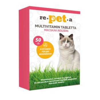 Repeta multivitamin tabletta macskák részére 50 db kép
