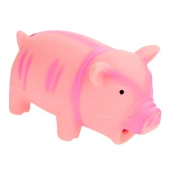 Röfögő latex játékmalac kutyáknak-kb.15 cm, rózsaszín kép