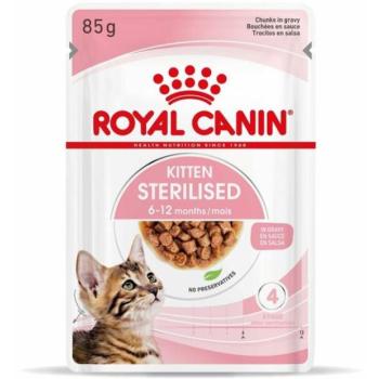Royal Canin Kitten Sterilised in gravy 12x85 g kép