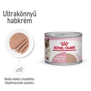 Royal Canin Mother & Babycat Mousse - kölyökmacska pépes nedves táp 12 x 195 g