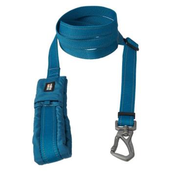 Rukka Puff póráz kutyáknak, petrolkék, M: 200cm hosszú, Sz 20mm kép