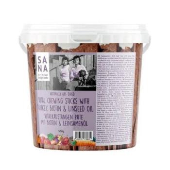 SANAdog Vital Pulykás Rágópálcika Biotinnal és Lenmagolajjal 500g kép