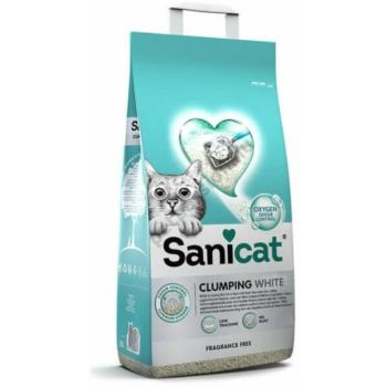 Sanicat Clumping White illatmentes 10 l/9 kg kép