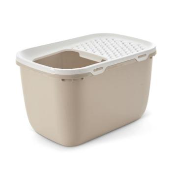 Savic Hop In Giant macska WC, mokka/fehér kép