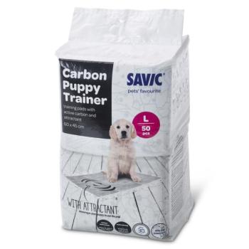50db Savic Puppy aktívszenes betét szobatisztaságra neveléshez kutyáknak L: 60x45cm kép