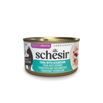Schesir Complements hús- vagy hallében gazdaságos csomag 24 x 70 g - Tonhal & aranydurbincs kép