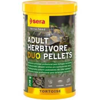 Sera Tortoise Adult Herbivor Duo Pellets 1.000ml (330g) kép