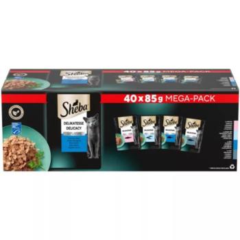 Sheba alutasakos Halas válogatás aszpikban 40x85g kép