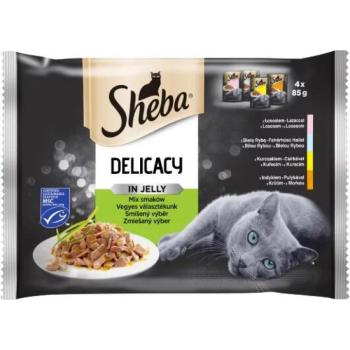 Sheba Delicacy in jelly mix 4x85 g kép