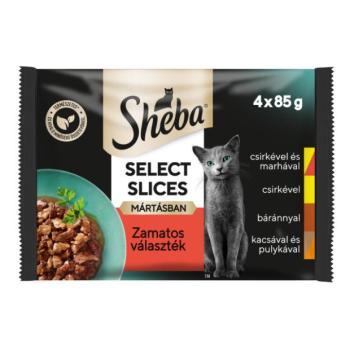 Sheba Selection alutasakos eledel - húsos válogatás 4 x 85 g kép