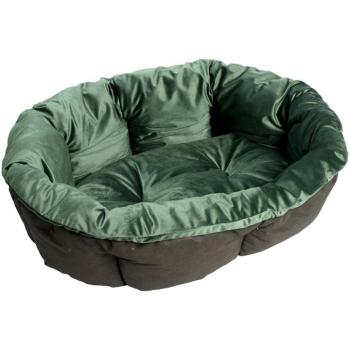 Sofà ágybetét Ferplast Siesta Deluxe kutyakosárhoz, zöld bársony, 10-es méret: H 96 x Sz 71 x M 32 cm kép