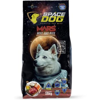 Space Dog Mars Beef & Rice száraz kutyatáp - marha, rizs 15 kg + ajándék Flamingo jutifalat
