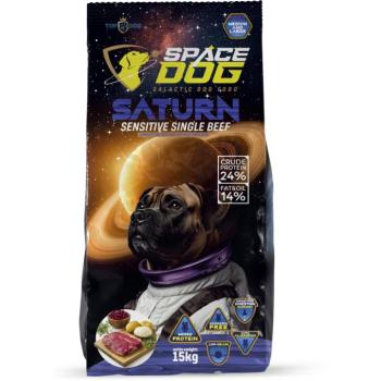 Space Dog Saturn Sensitive Single Beef száraz kutyatáp - marha, csökkentett gabonatartalom 15 kg + ajándék Flamingo jutifalat kép