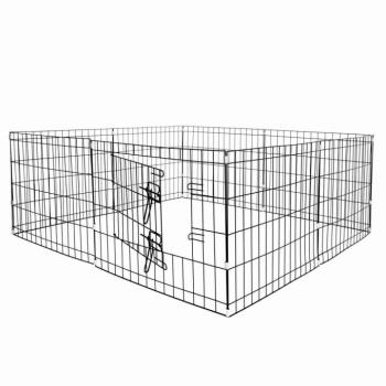 Springos összecsukható, átalakítható Kennel 160x60cm - Fekete kép