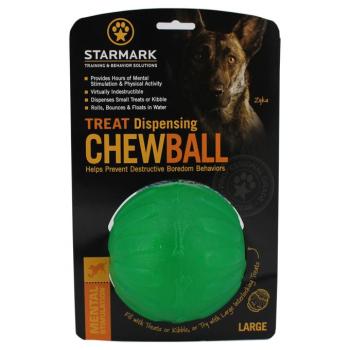 Starmark Treat Dispensing Chew Ball kutyajáték - L-méret: kb. Ø 10 kép