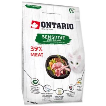 Takarmány Ontario Cat érzékeny/Derma 0,4 kg kép