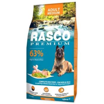 Takarmány Rasco Premium Adult Medium csirke rizzsel 15 kg kép