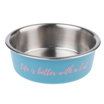 TIAKI "Better With A Cat" etetőtál macskáknak, 850 ml, Ø 17,2 cm kép