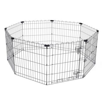 TIAKI fém kifutó kiskutyáknak, S: 8db elem, Sz61xM64cm/elem kép