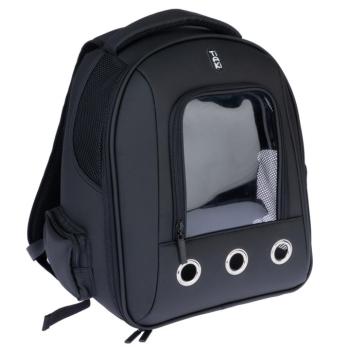 TIAKI hátizsák háziállatoknak ablakkal kutyáknak, macskáknak, H42xSz26xM35cm kép