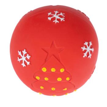 TIAKI hópehely latex labda játék kutyáknak, macskáknak, kb. Ø8cm kép
