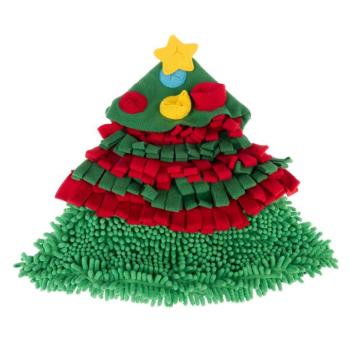 TIAKI karácsonyfa szimatszőnyeg kutyáknak, macskáknak, H42xSz42xM3cm kép