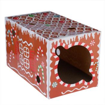 TIAKI mézeskalács macskakaparó alagút, H50xSz30xM30cm kép