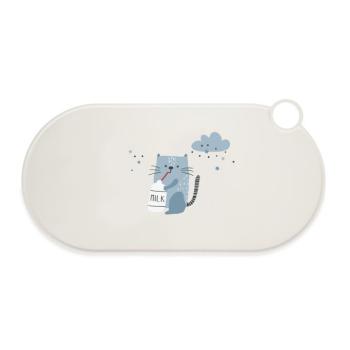 TIAKI Milky Kitty szilikon macskatál alátét macskáknak, kutyáknak kép