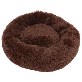 TIAKI No Stress puha ágy kutyáknak, barna Ø 95 x M 28 cm kép