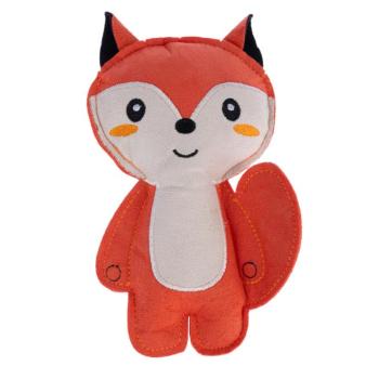 TIAKI Squeaky Fox kutyajáték - H 19 x Sz 12 x M 4 cm