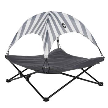 TIAKI Sun Stripes kutya napozóágy, H 80 x Sz 80 x M 30 cm