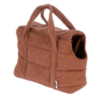 TIAKI Teddy kutyahordozó táska, réz: kb. H40xSz20xM30cm kép