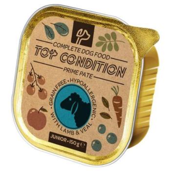 Top Condition alutálkás kutyaeledel junior bárány-borjú 10x150g kép
