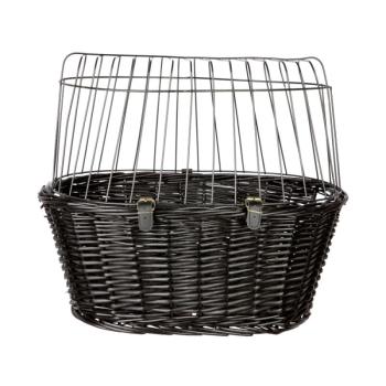 Trixie fekete biciklis kosár kutyáknak, H50xSz35 xM41cm kép